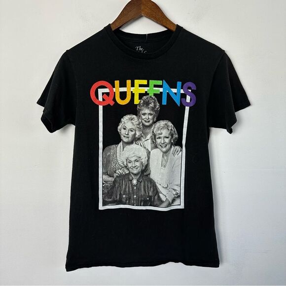 Queens The Golden Girls Pride Short Sleeve Graphic Tee Black T-Shirt Rue21 Small - Picture 2 of 6